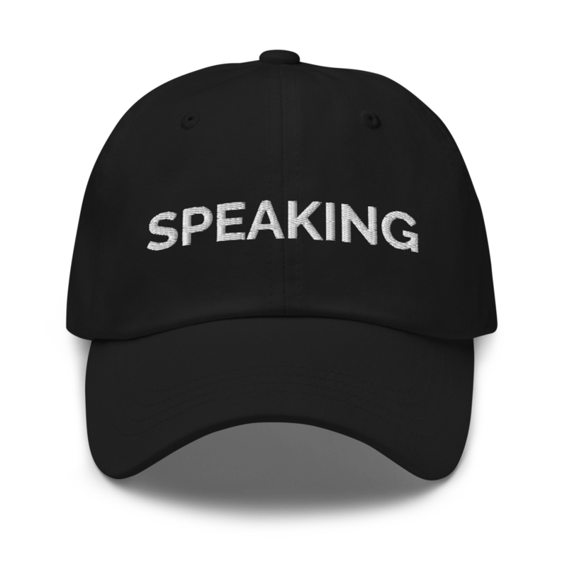 Speaking Hat - Black