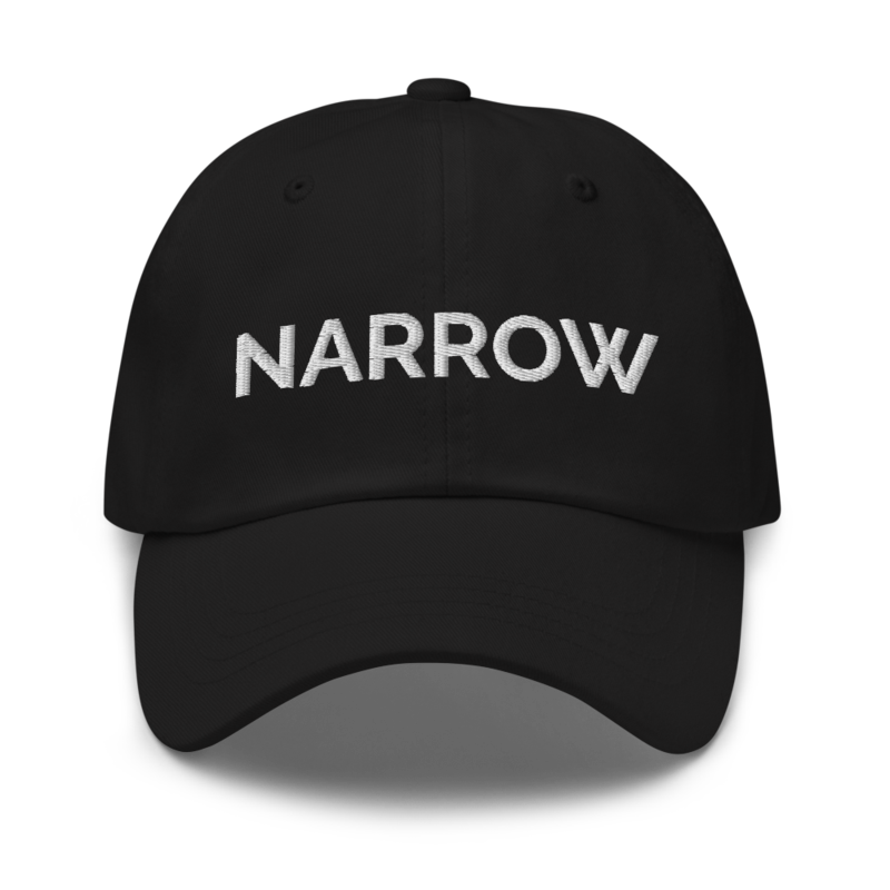 Narrow Hat - Black