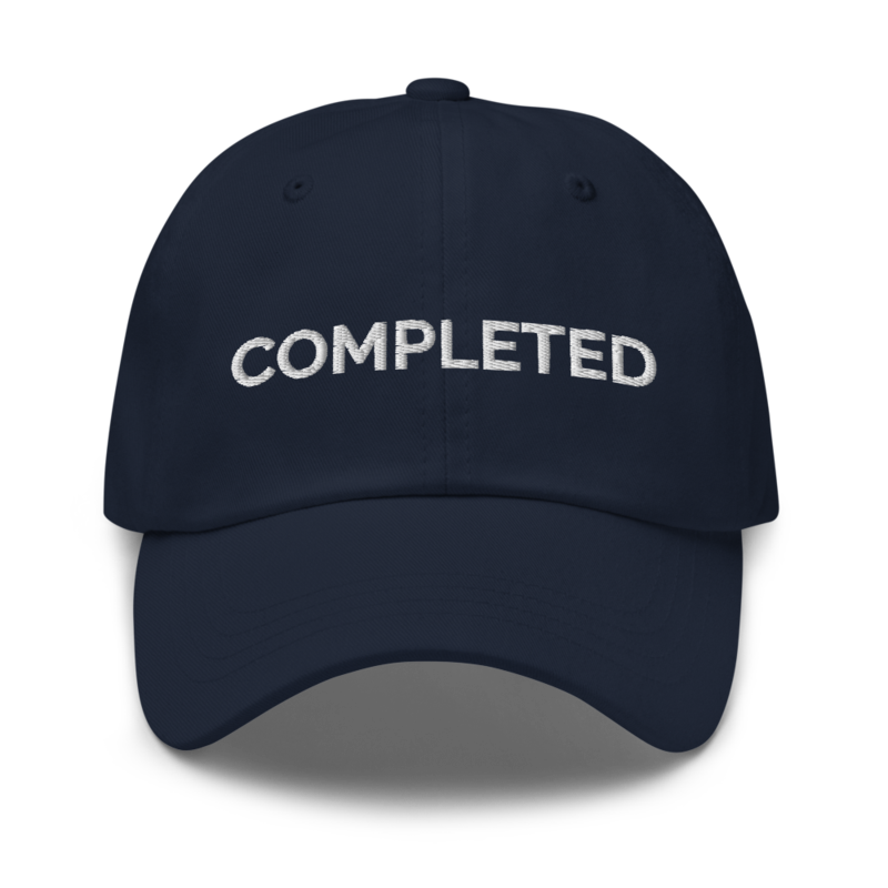 Completed Hat - Navy