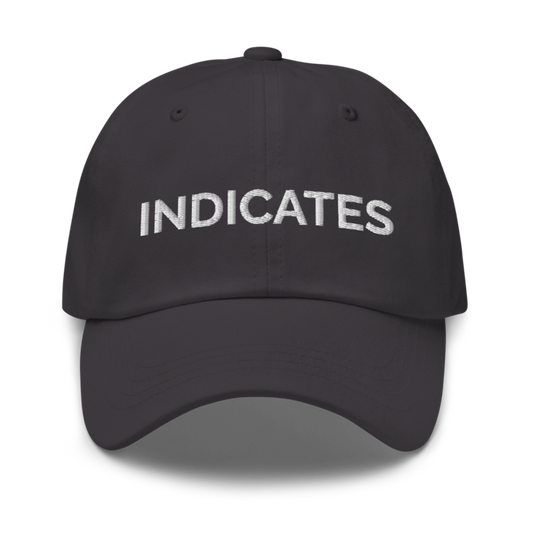 Indicates Hat - Dark Grey