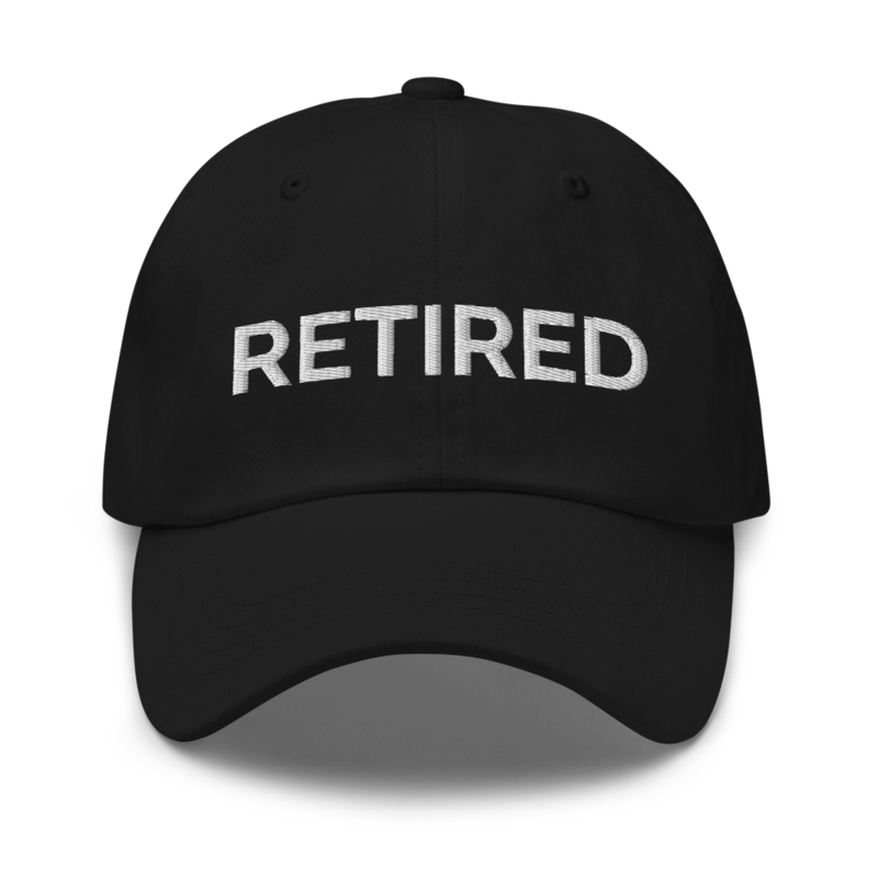 Retired Hat - Black