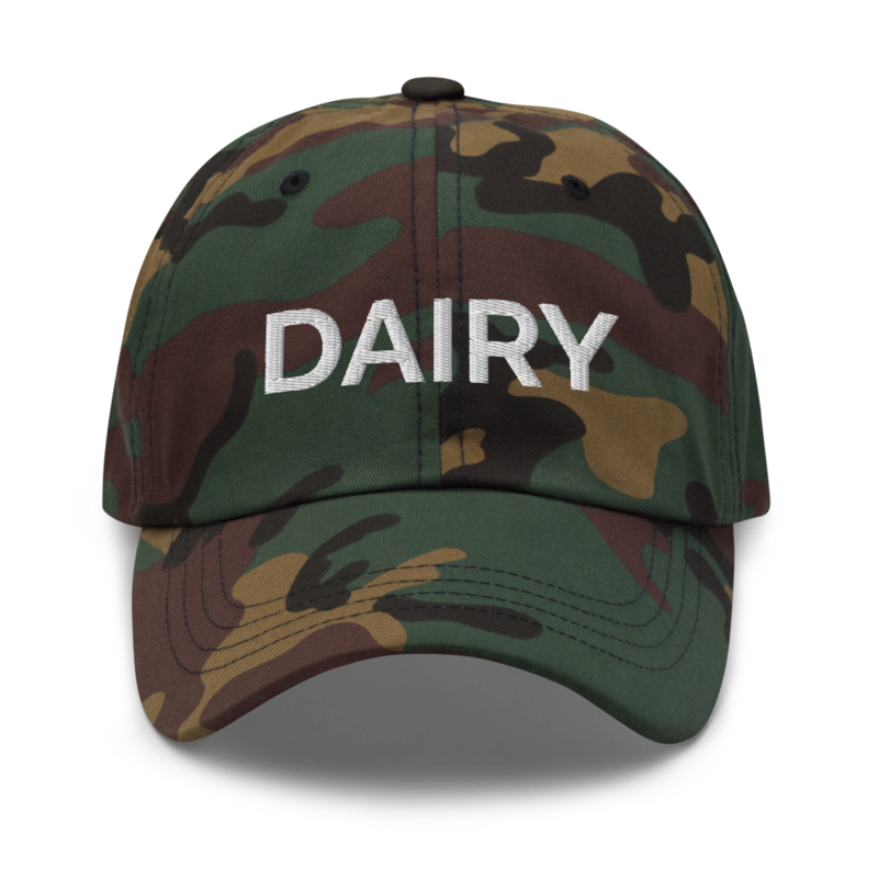 Dairy Hat - Green Camo