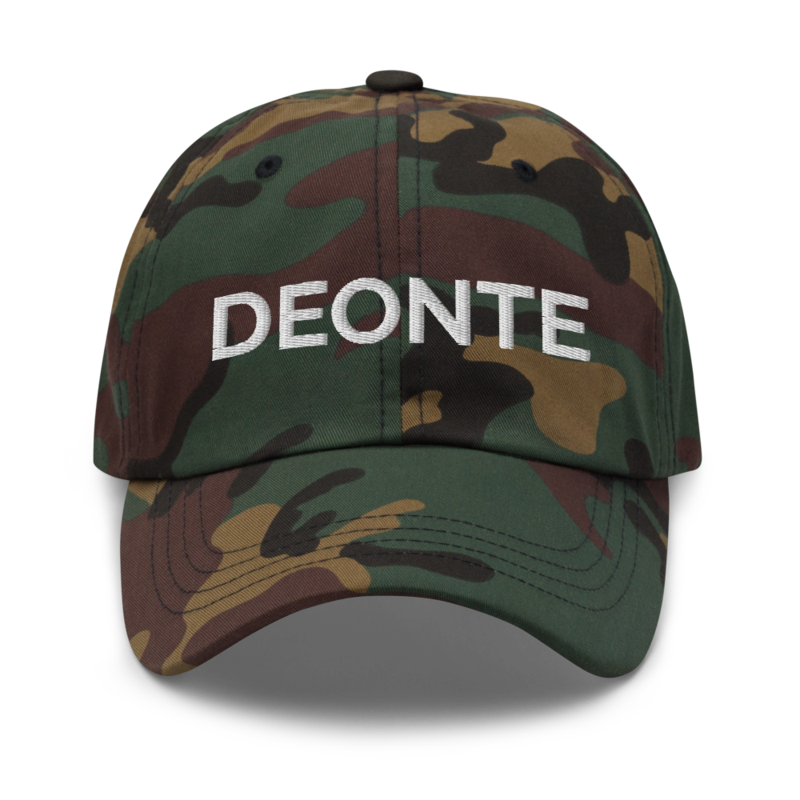 Deonte Hat - Green Camo
