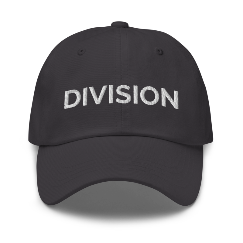 Division Hat - Dark Grey