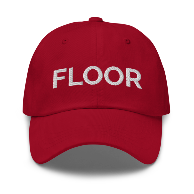 Floor Hat - Cranberry