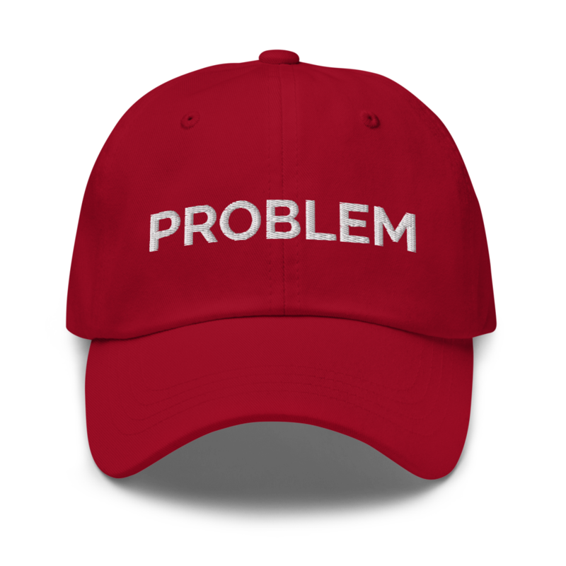 Problem Hat - Cranberry