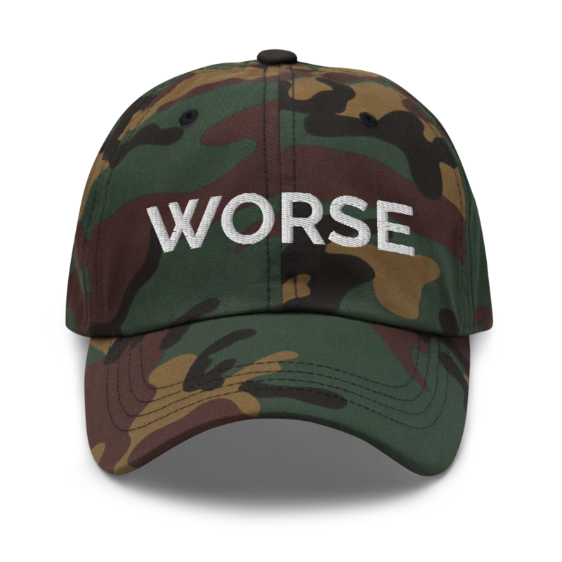 Worse Hat - Green Camo