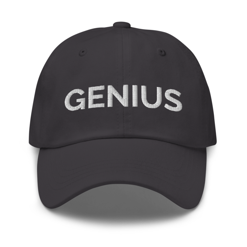 Genius Hat - Dark Grey