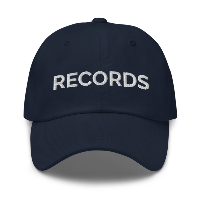 Records Hat - Navy