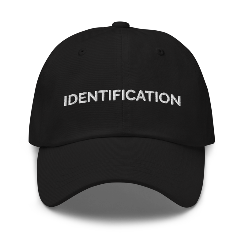 Identification Hat - Black