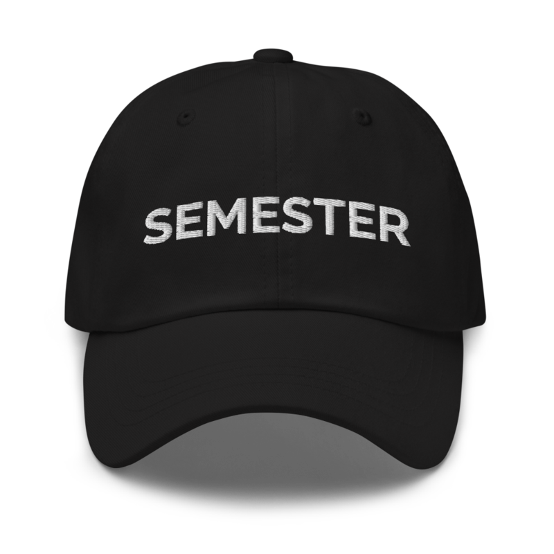 Semester Hat - Black