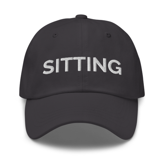 Sitting Hat - Dark Grey