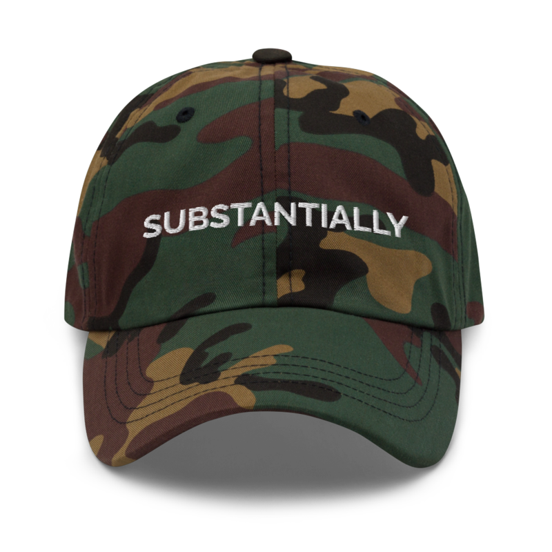 Substantially Hat - Green Camo