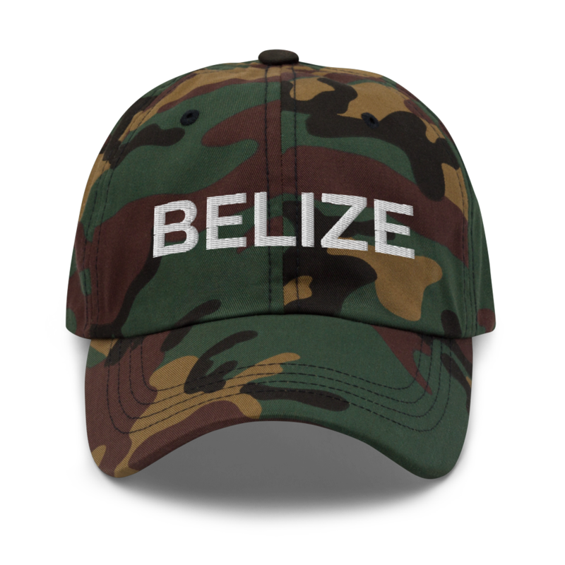 Belize Hat - Green Camo