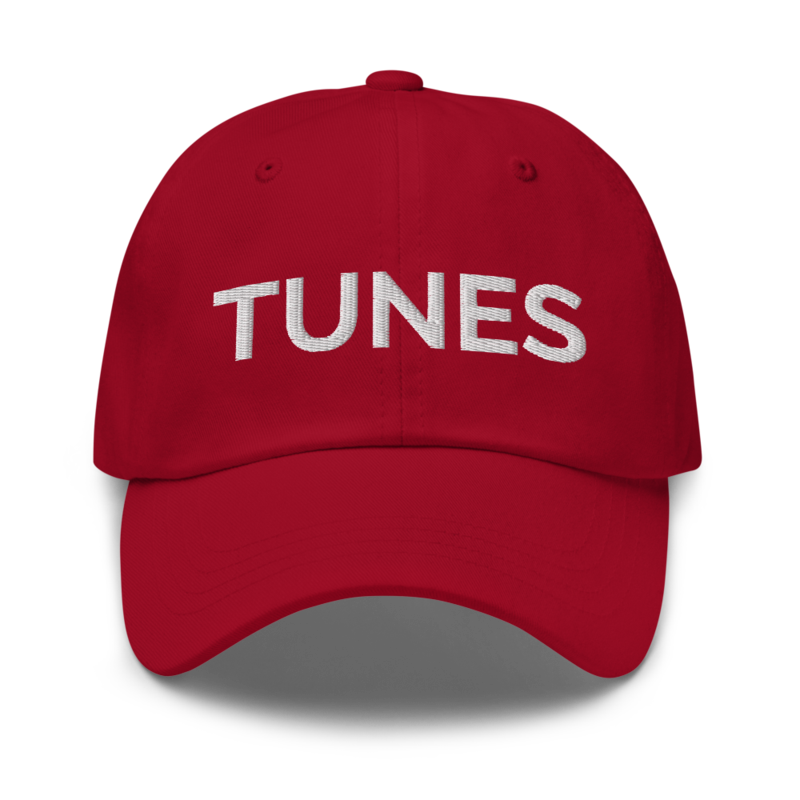 Tunes Hat - Cranberry