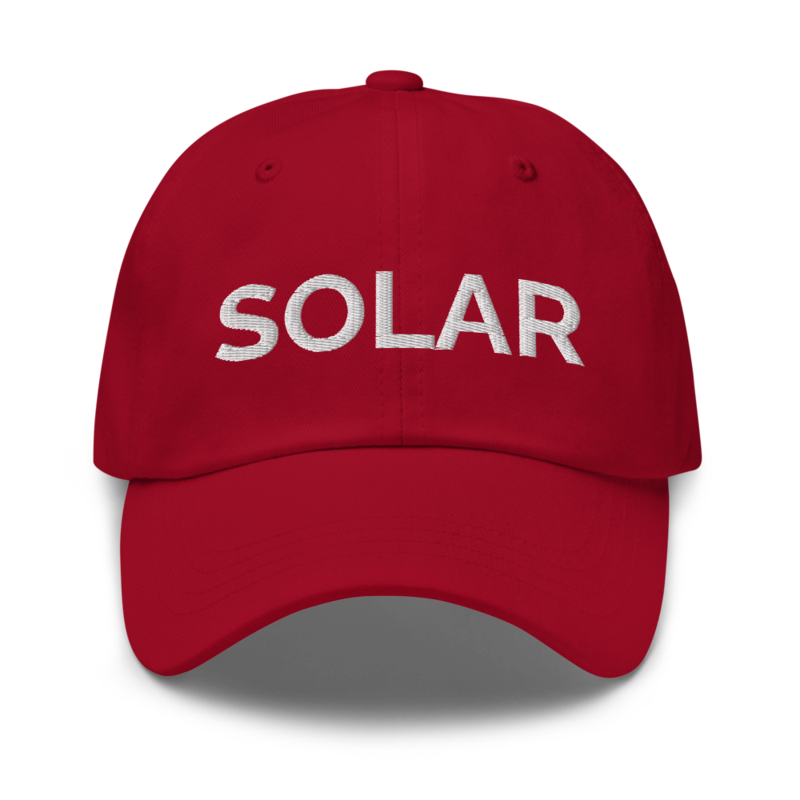Solar Hat - Cranberry