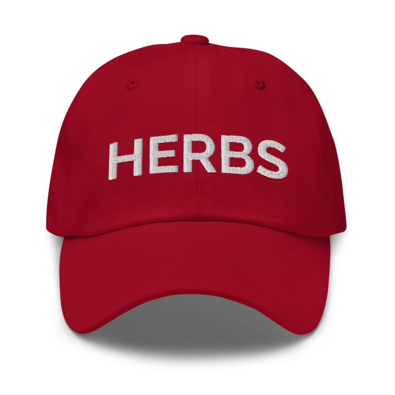 Herbs Hat - Cranberry