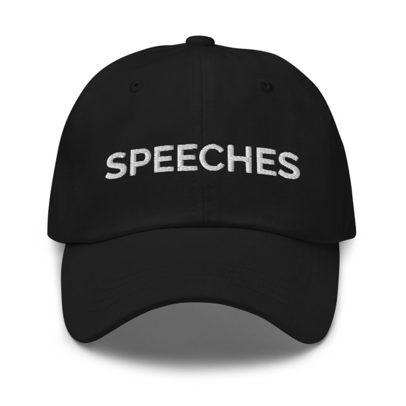 Speeches Hat - Black