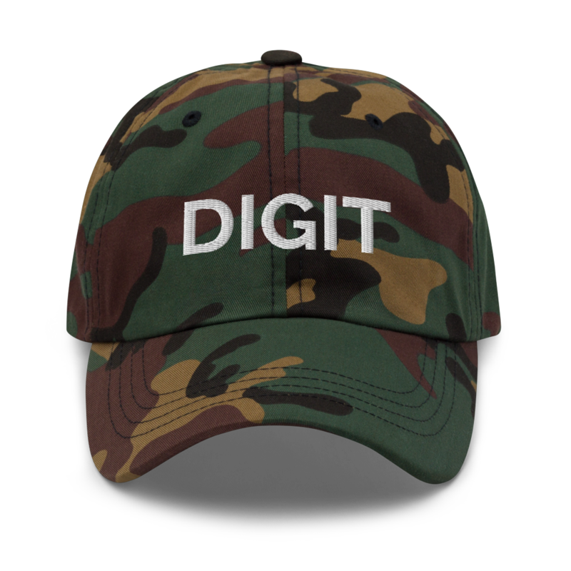 Digit Hat - Green Camo