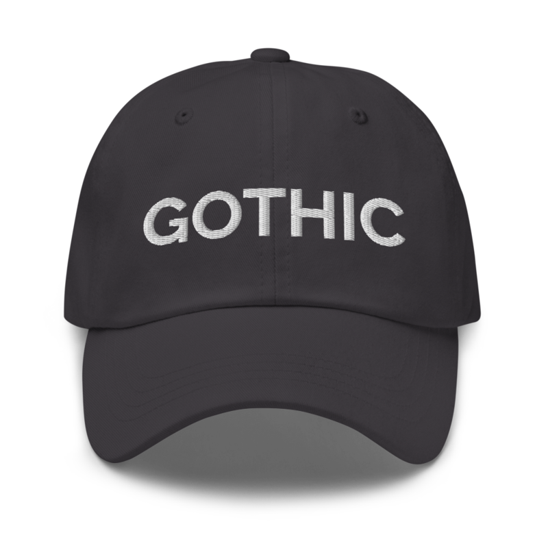 Gothic Hat - Dark Grey