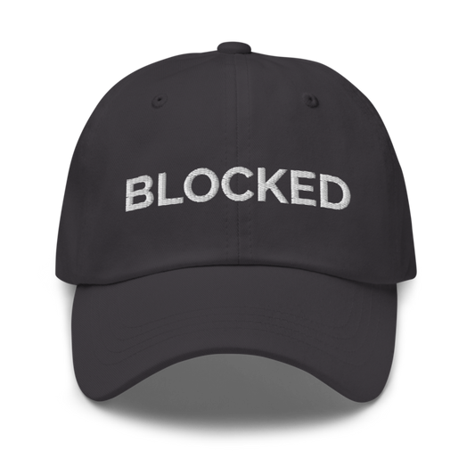 Blocked Hat - Dark Grey
