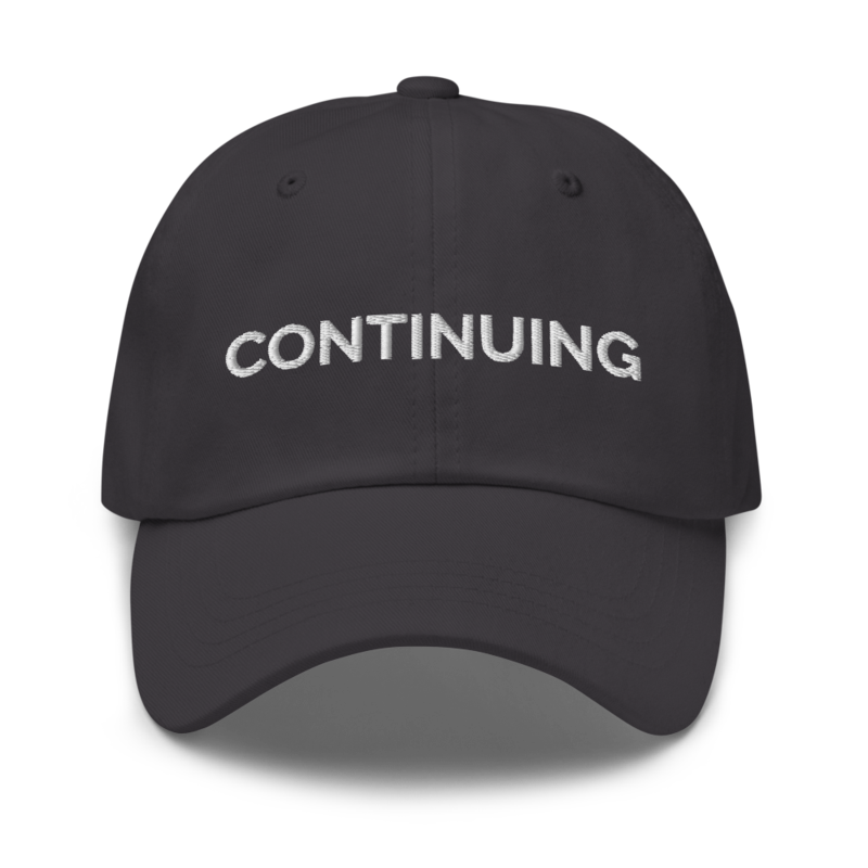 Continuing Hat - Dark Grey