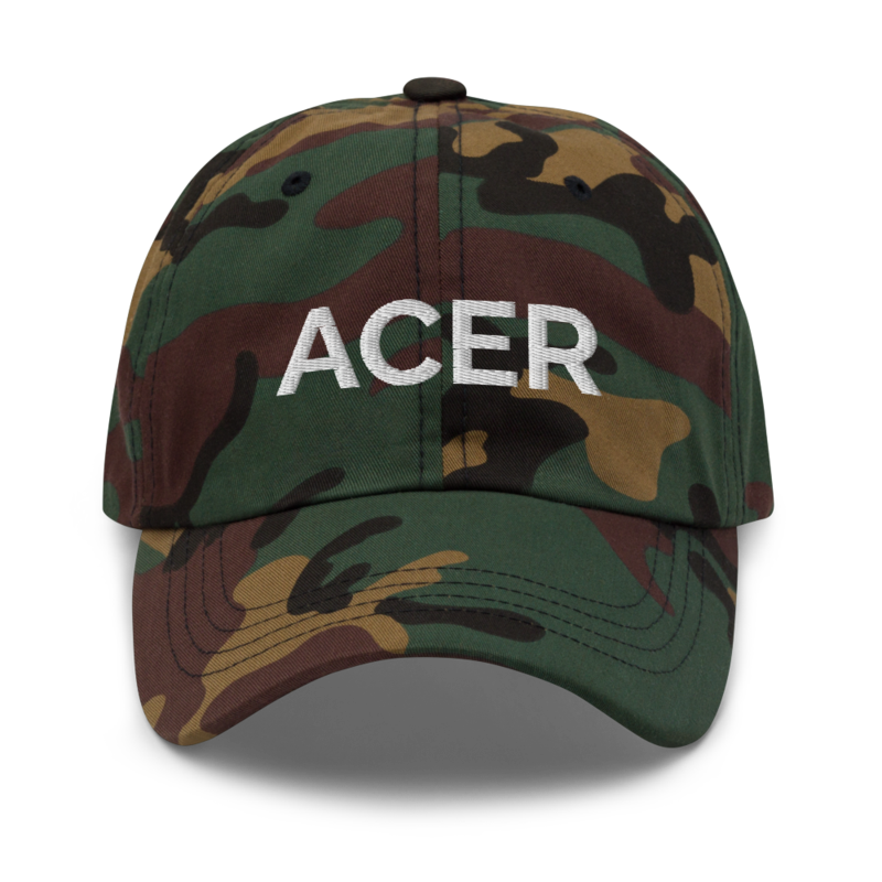 Acer Hat - Green Camo