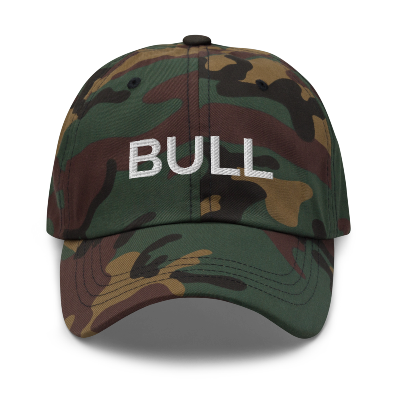 Bull Hat - Green Camo