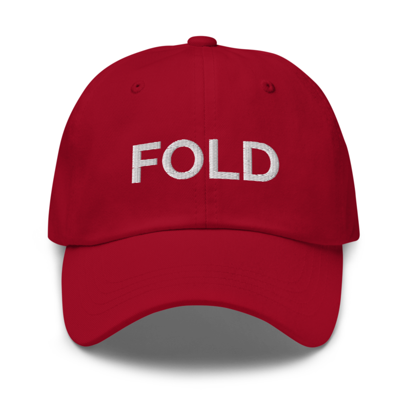 Fold Hat - Cranberry