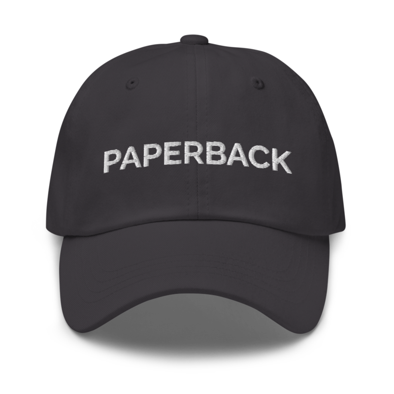 Paperback Hat - Dark Grey