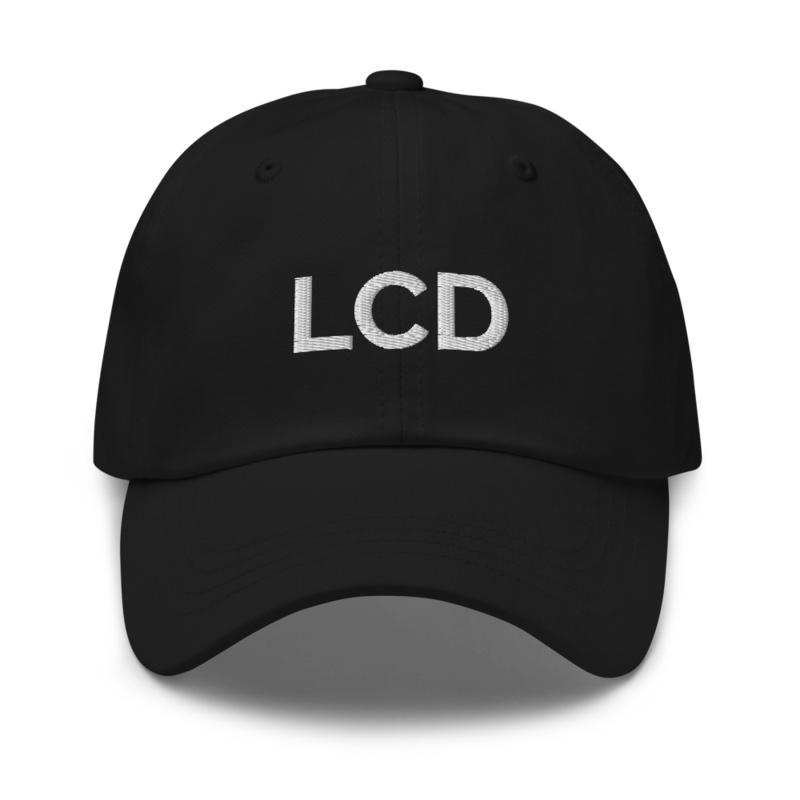 Lcd Hat - Black