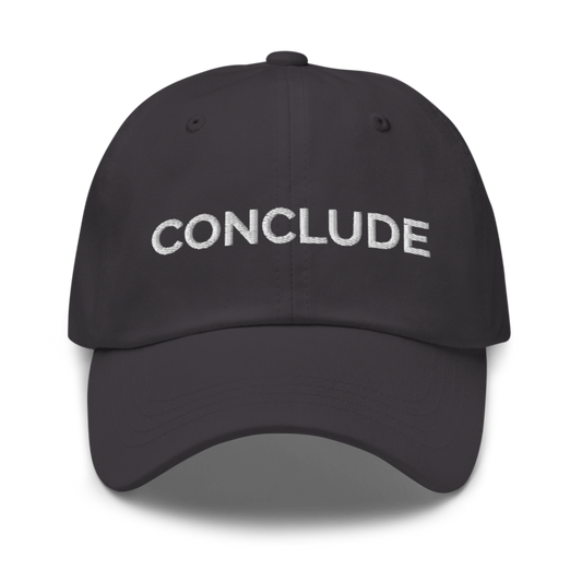 Conclude Hat - Dark Grey