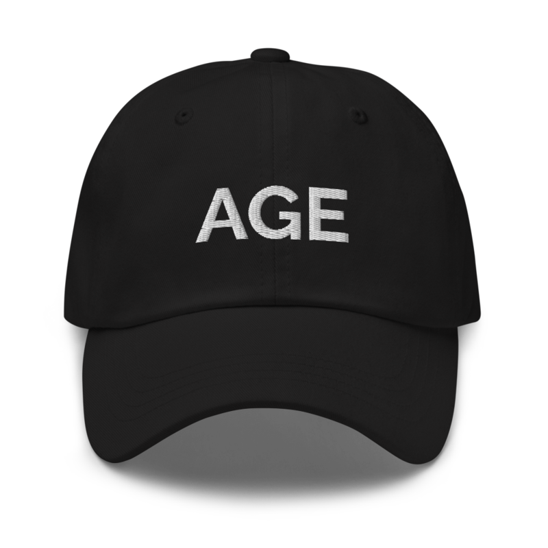 Age Hat - Black