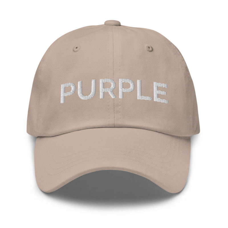 Purple Hat - Stone