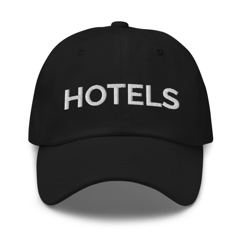 Hotels Hat - Black