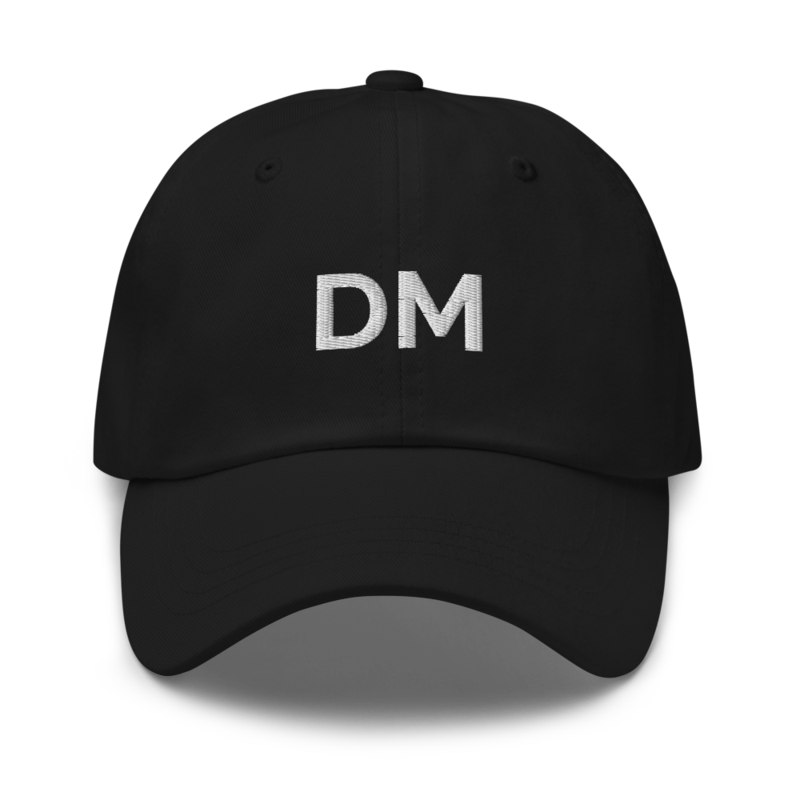 Dm Hat - Black