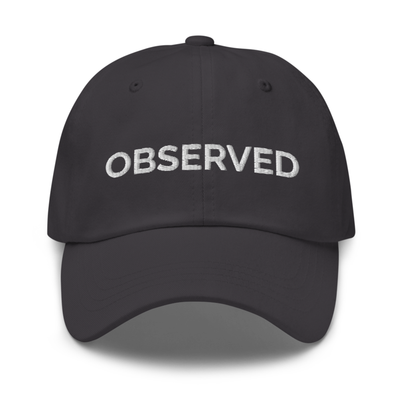 Observed Hat - Dark Grey