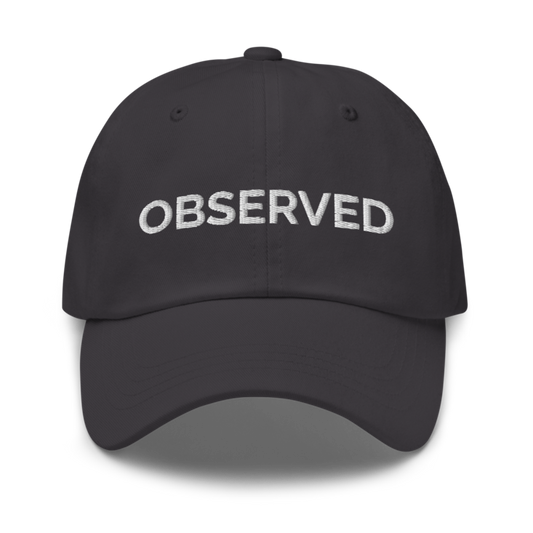 Observed Hat - Dark Grey