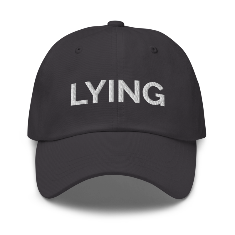 Lying Hat - Dark Grey