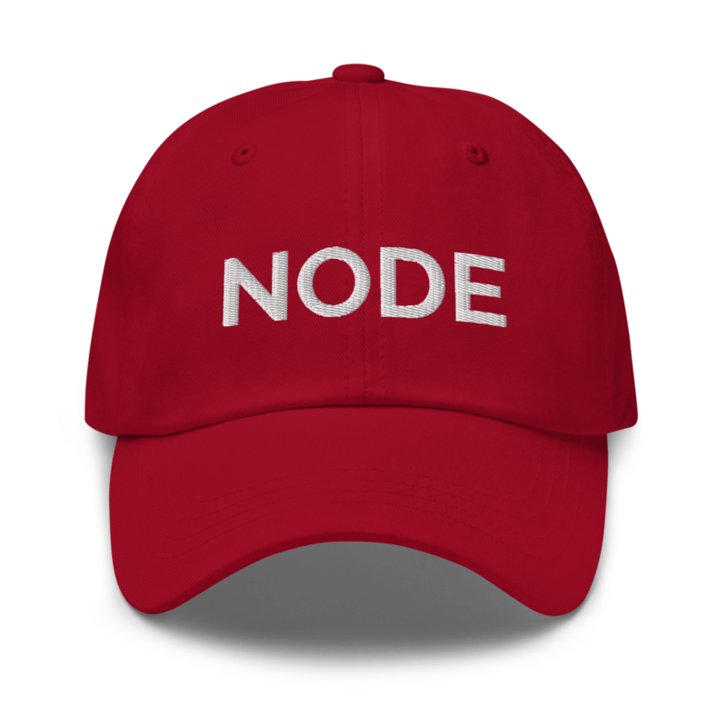 Node Hat - Cranberry