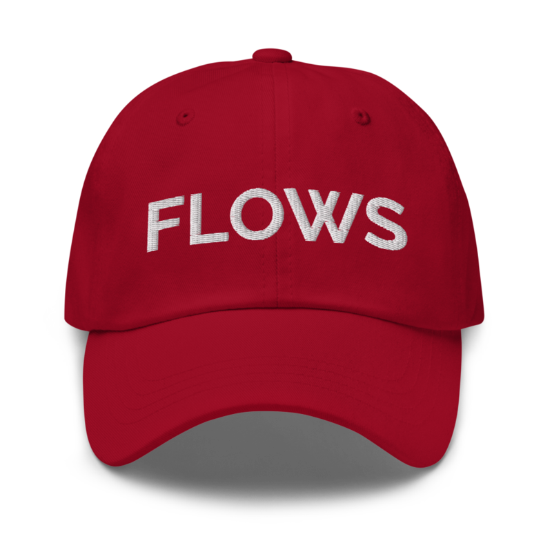 Flows Hat - Cranberry