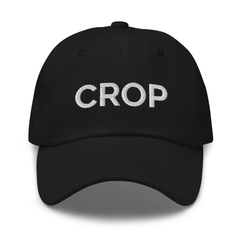 Crop Hat - Black