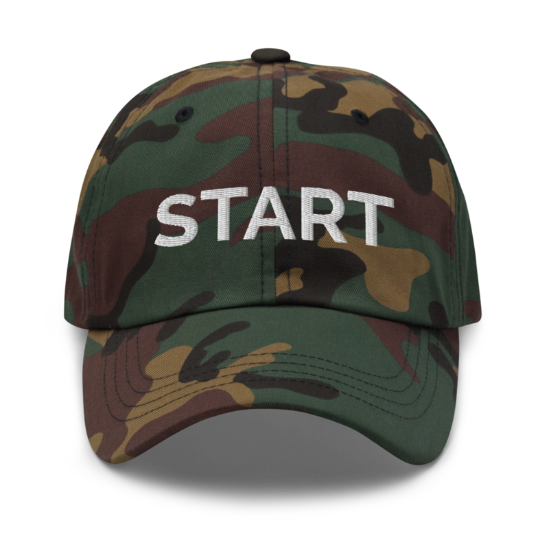 Start Hat - Green Camo