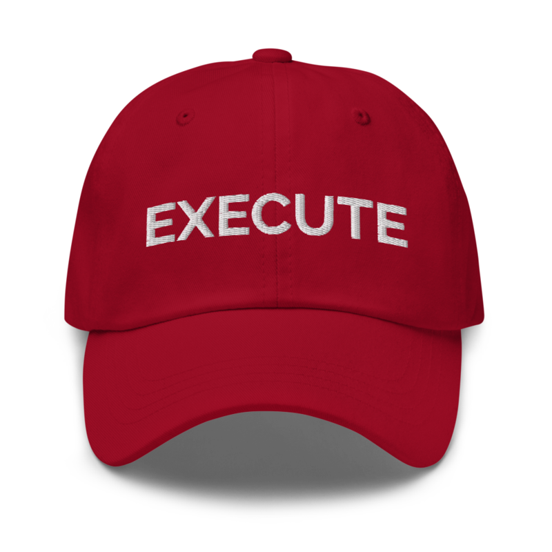 Execute Hat - Cranberry