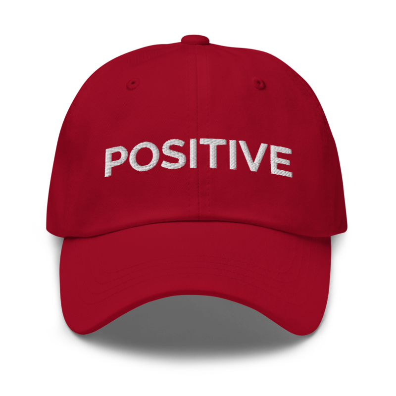 Positive Hat - Cranberry