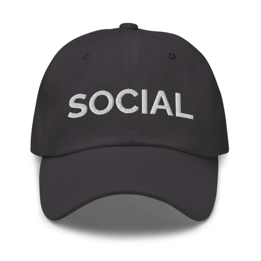 Social Hat - Dark Grey