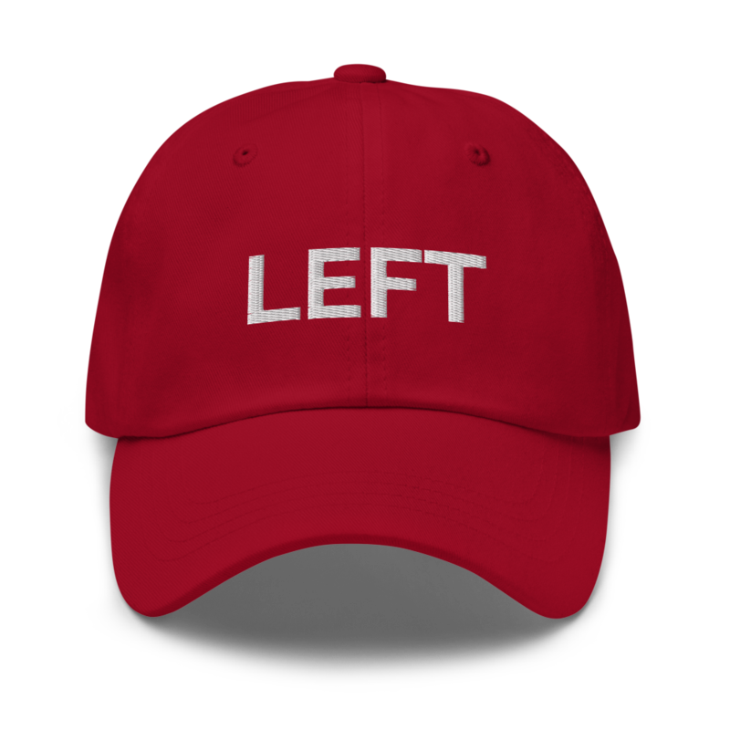 Left Hat - Cranberry