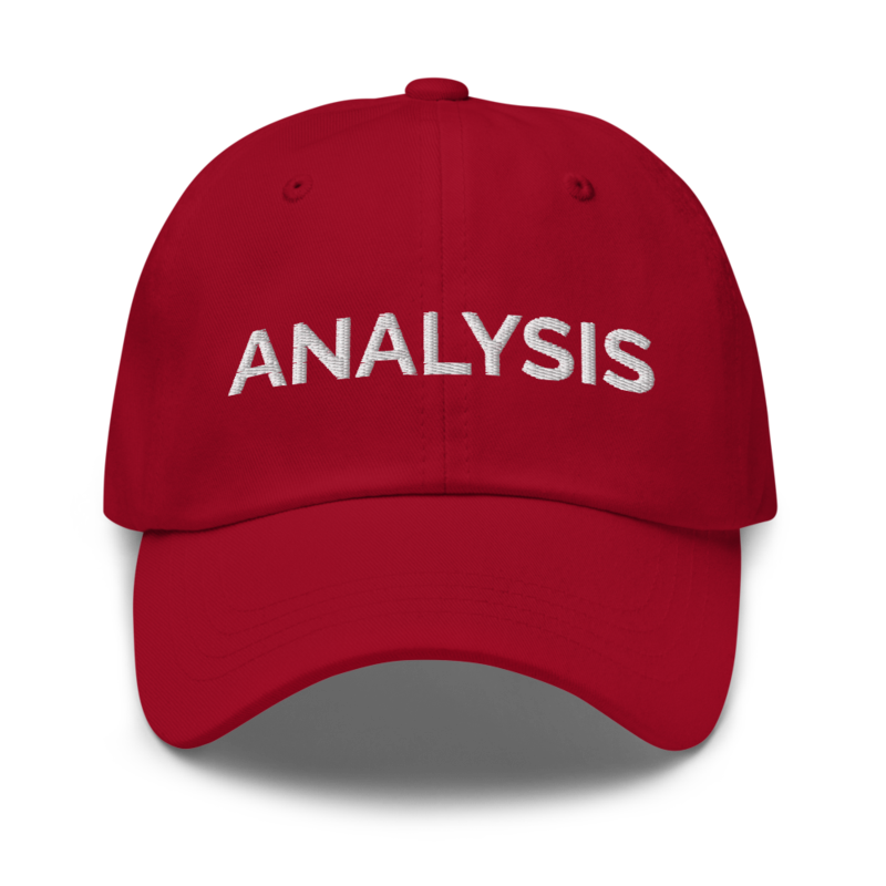 Analysis Hat - Cranberry