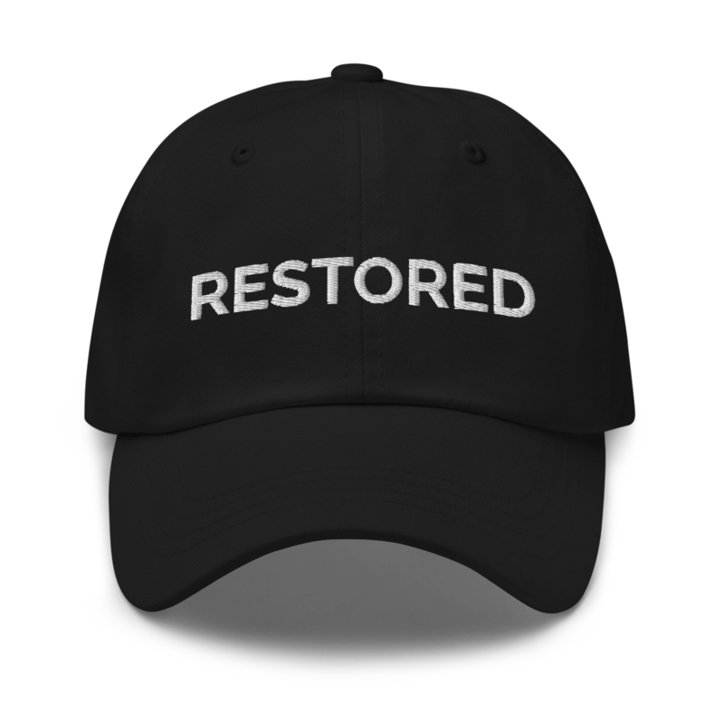 Restored Hat - Black