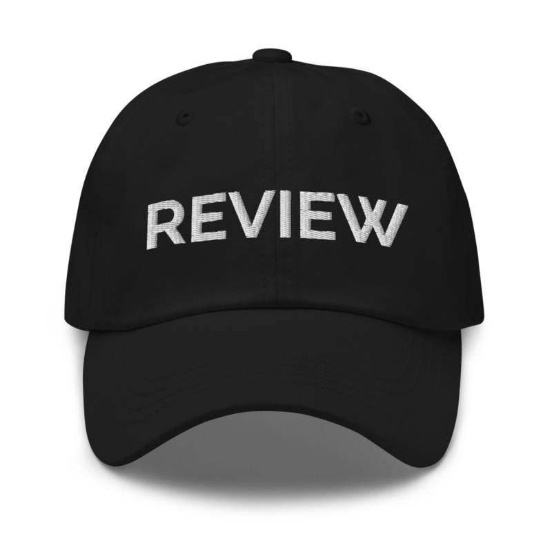 Review Hat - Black